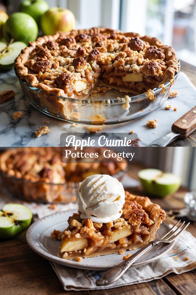 apple crumble pie recipe