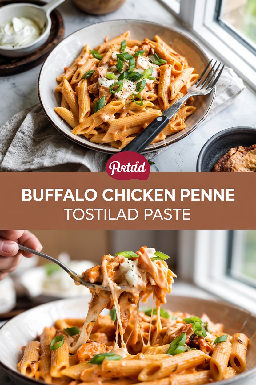 One-Pot Buffalo Chicken Pasta