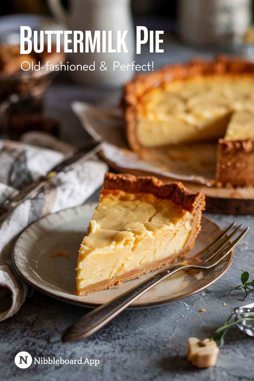 Old-Fashioned Buttermilk Pie