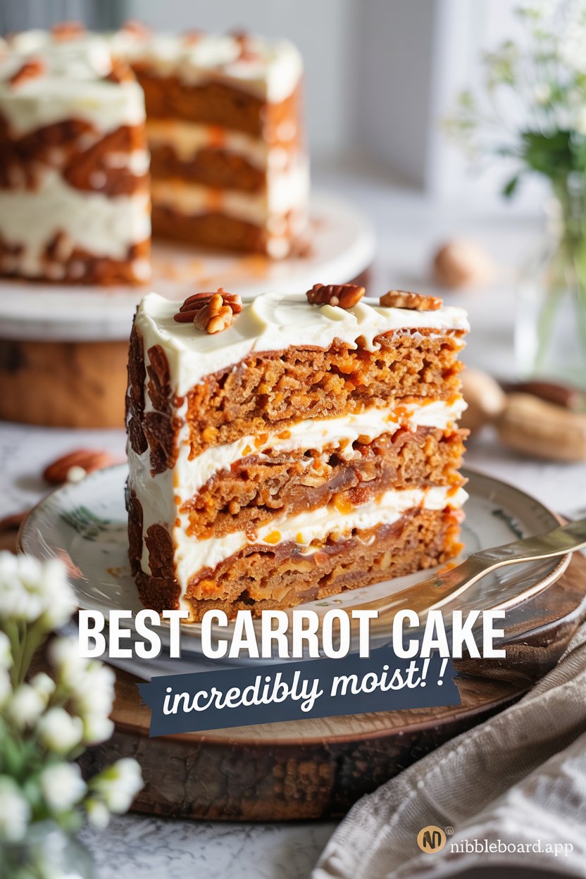 The Best Carrot Cake with Cream Cheese Frosting