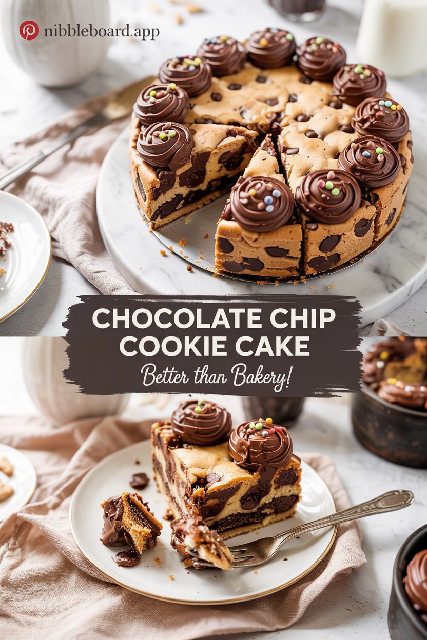Chocolate Chip Cookie Cake