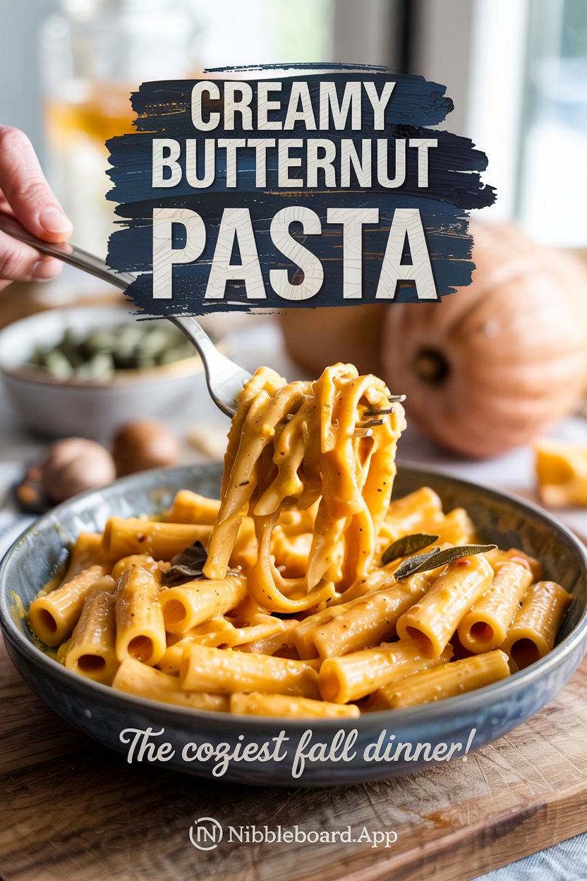 Creamy Butternut Squash Pasta