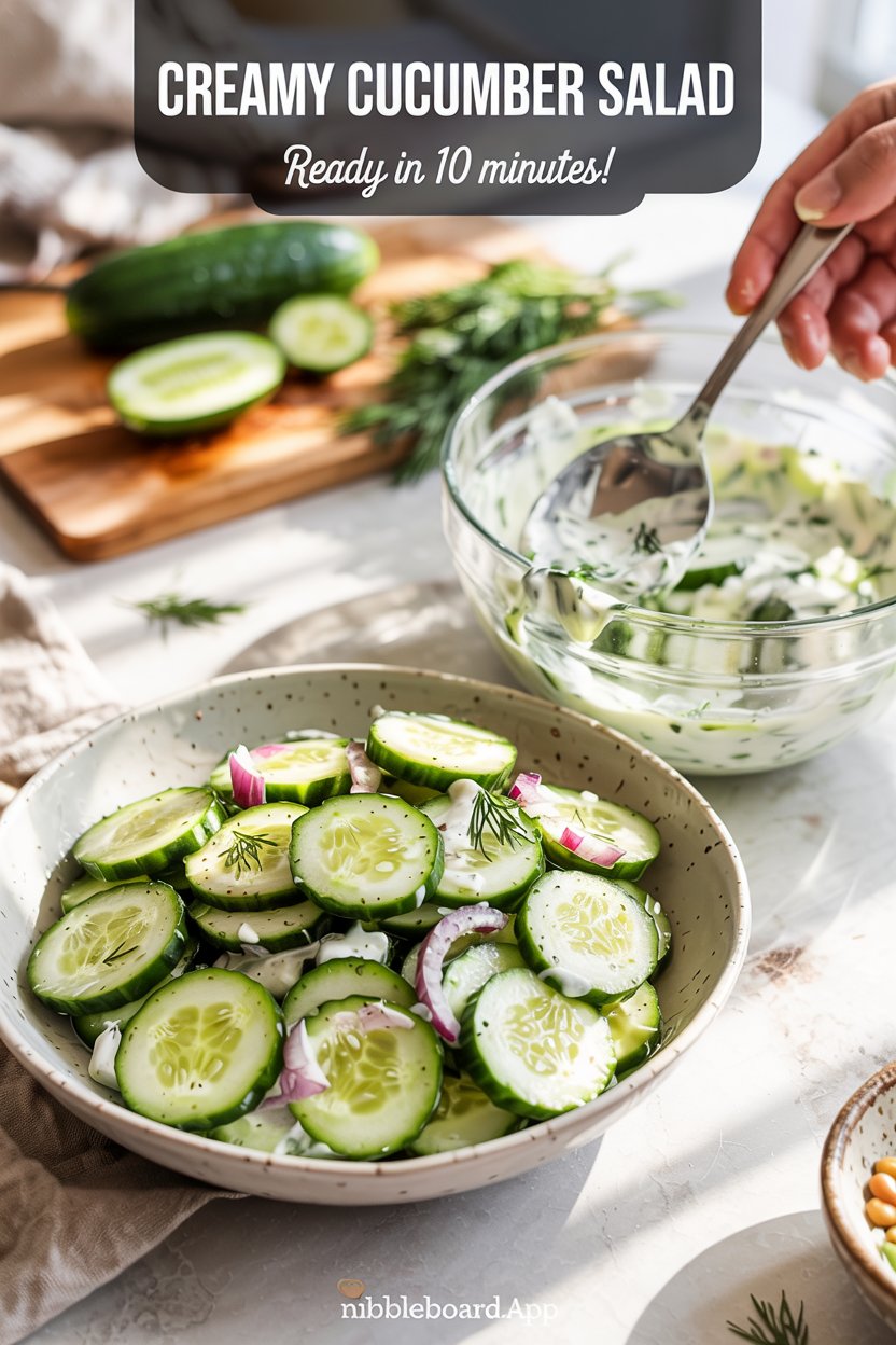 Creamy Cucumber Salad