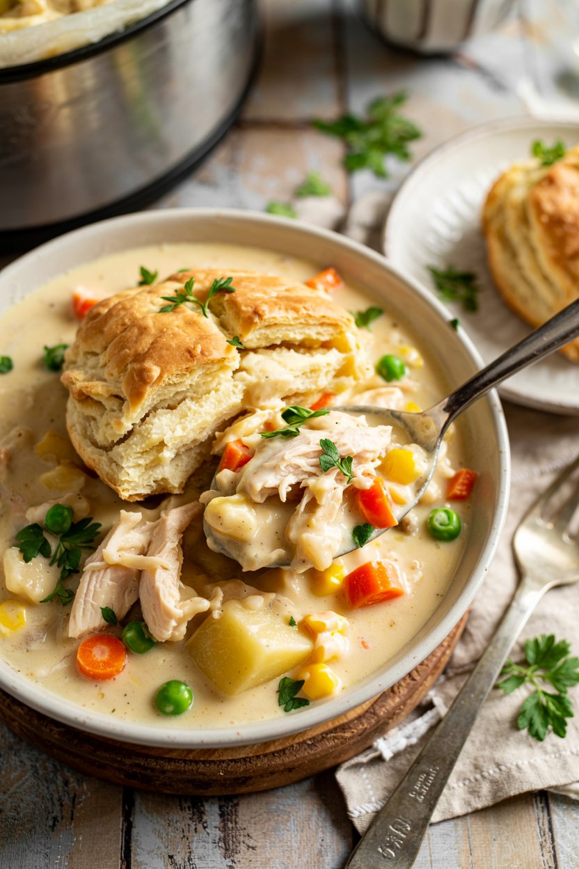 Crockpot Chicken Pot Pie