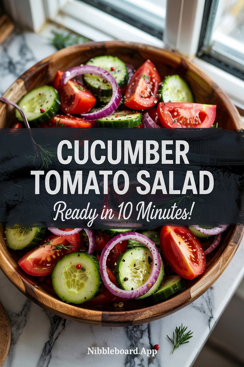 Cucumber Tomato Salad
