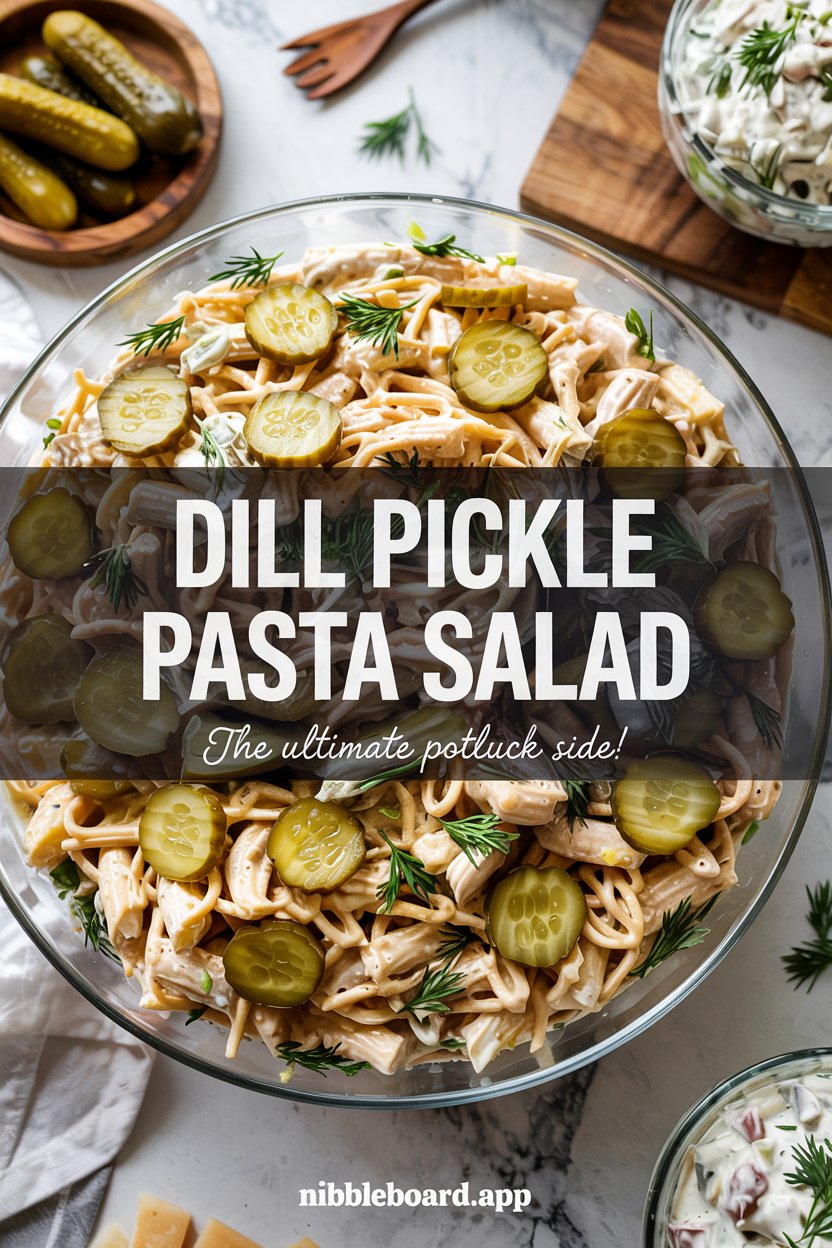 Dill Pickle Pasta Salad