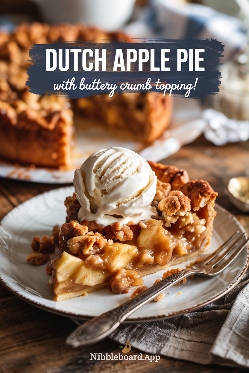 Dutch Apple Pie with Crumb Topping