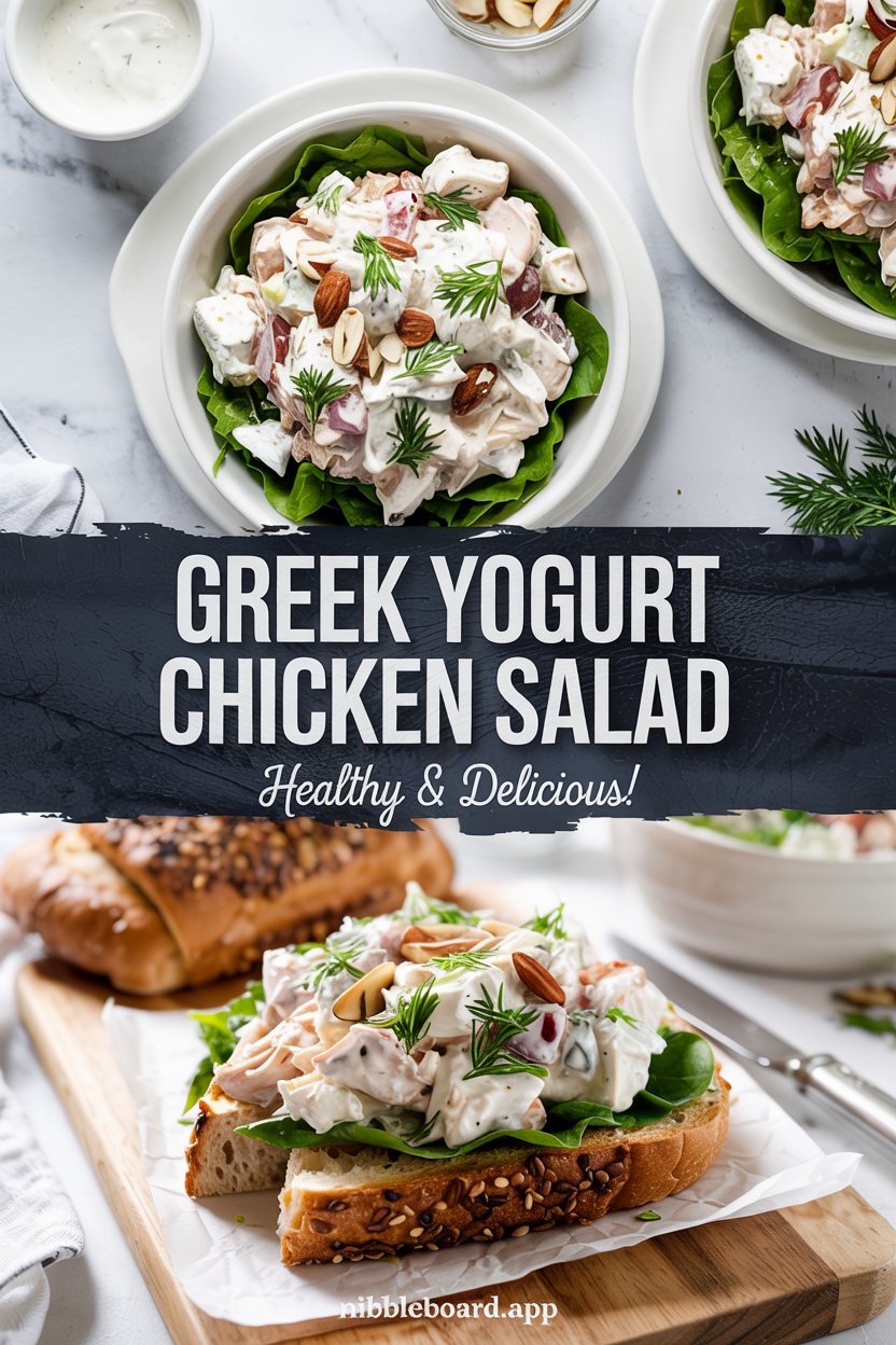 Greek Yogurt Chicken Salad with Dill