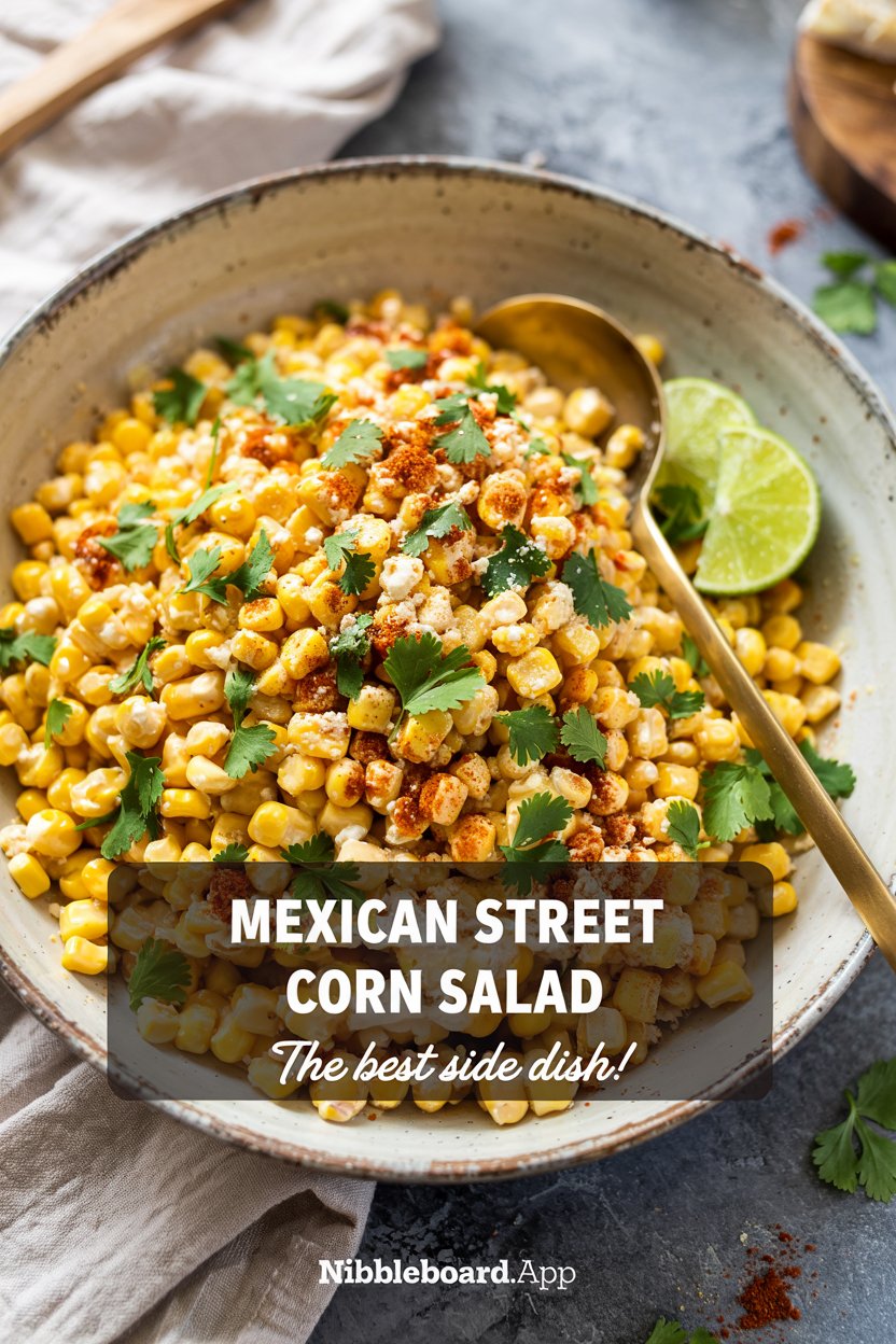 Mexican Street Corn Salad (Elote Salad)