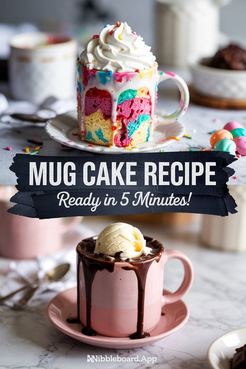 Mug Cake Recipe (6 Irresistible Flavors)
