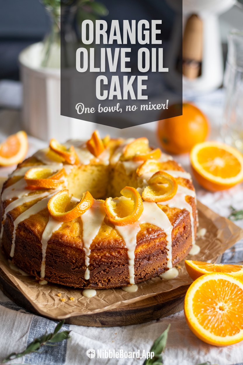 Orange Olive Oil Cake with Citrus Glaze