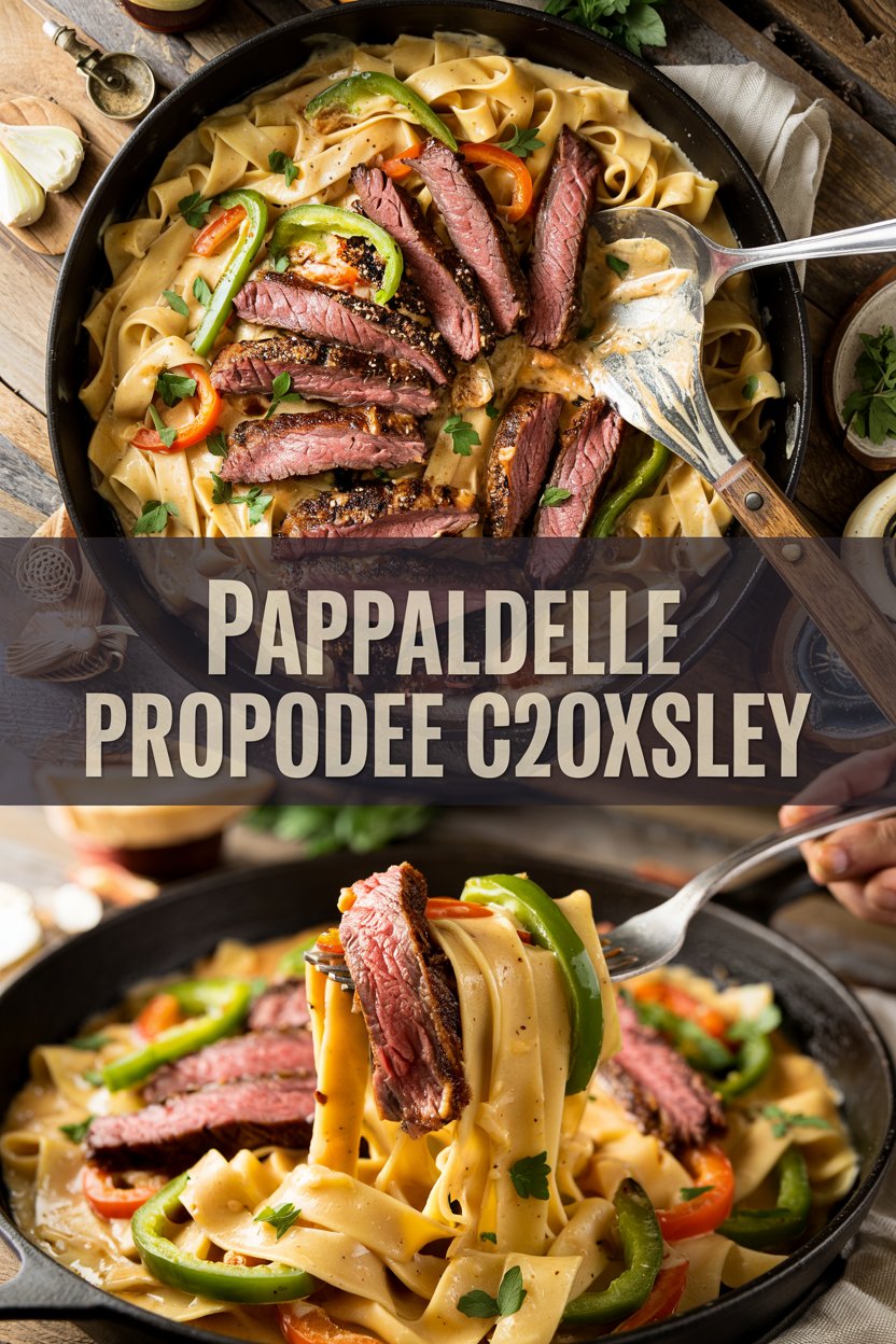 Philly Cheesesteak Pasta