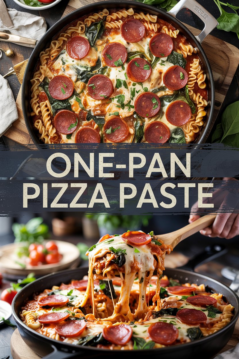 One-Pan Pizza Pasta