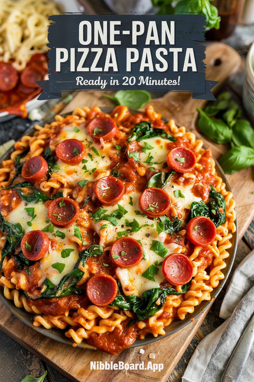 One-Pan Pizza Pasta