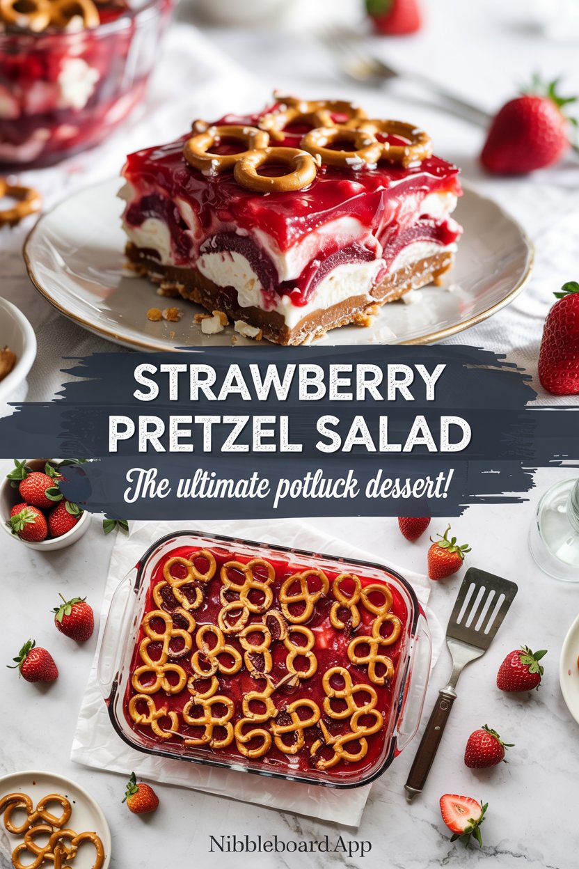 Strawberry Pretzel Salad