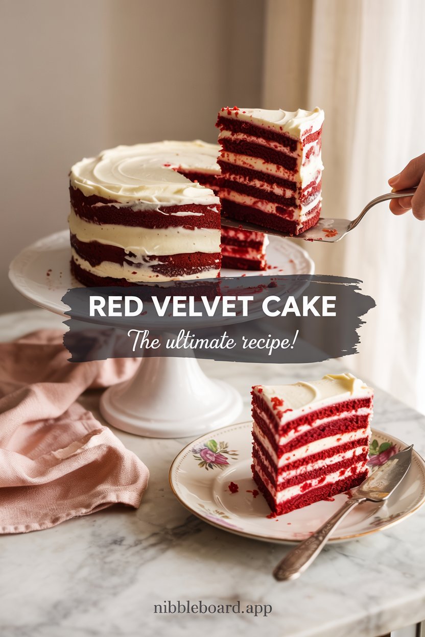 Red Velvet Cake with Cream Cheese Frosting