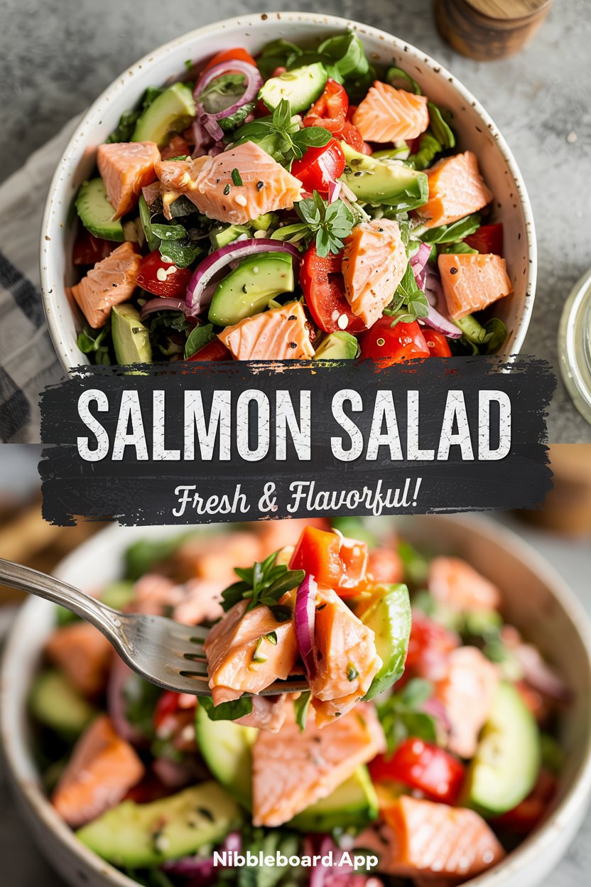 Flaky Salmon Salad