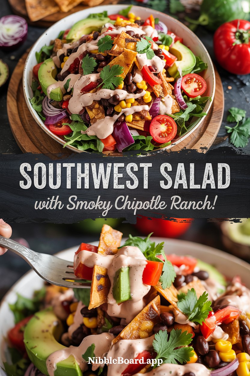Southwest Salad with Smoky Chipotle Ranch