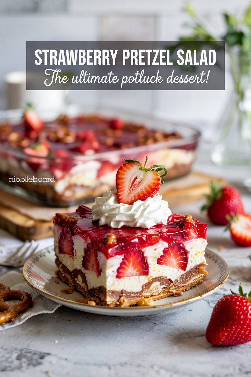 Strawberry Pretzel Salad