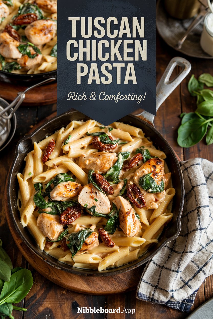 Creamy Tuscan Chicken Pasta