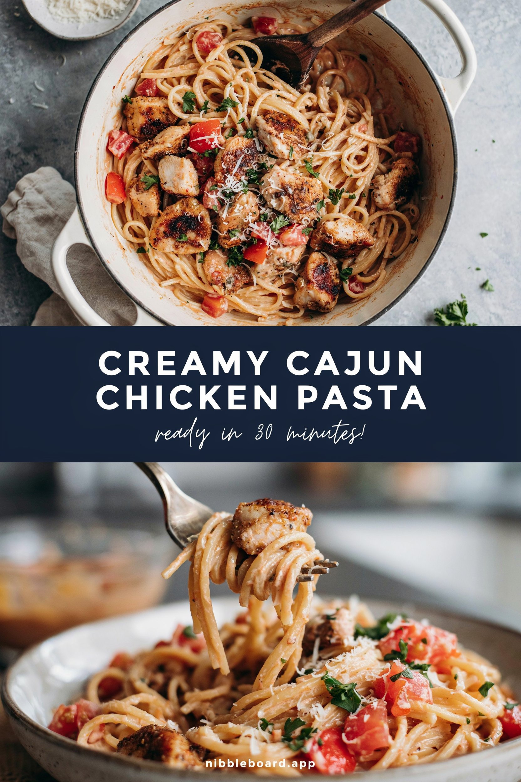 Creamy Cajun Chicken Pasta
