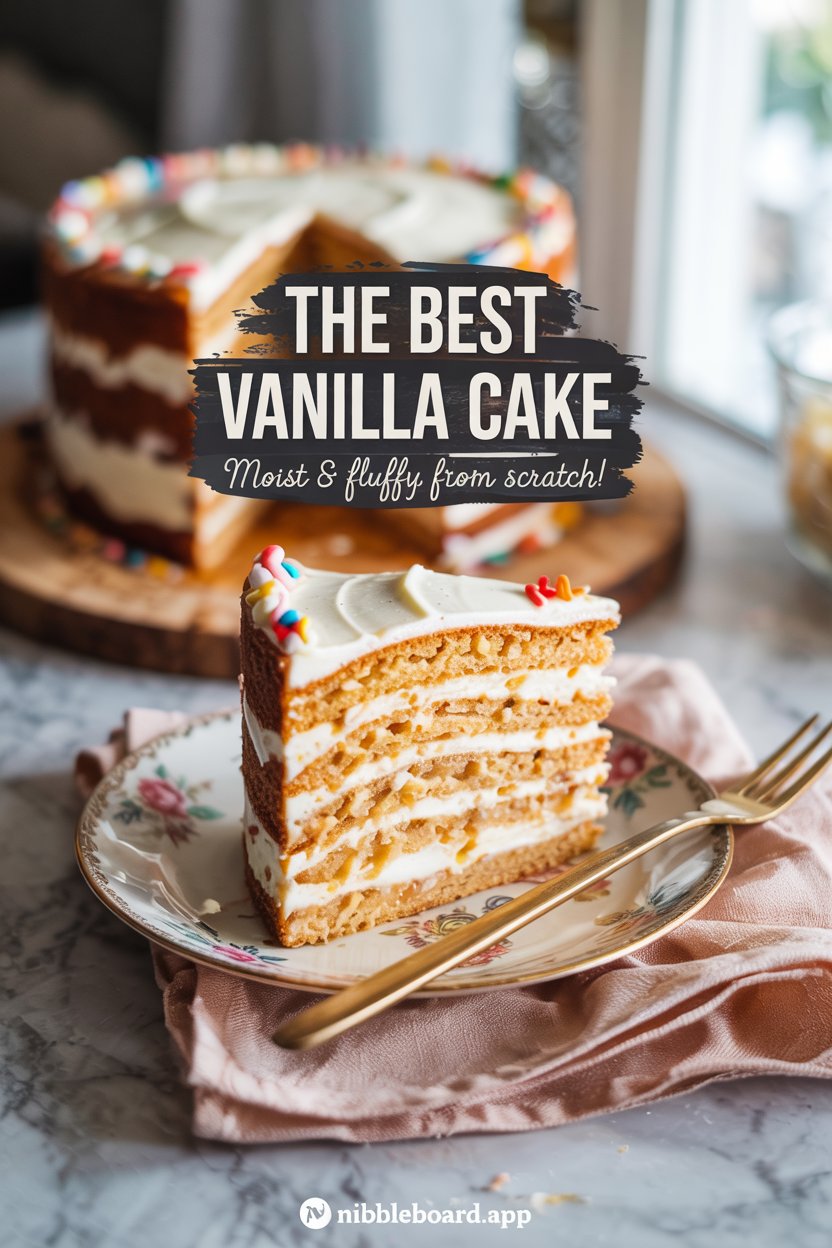 The Best Vanilla Cake