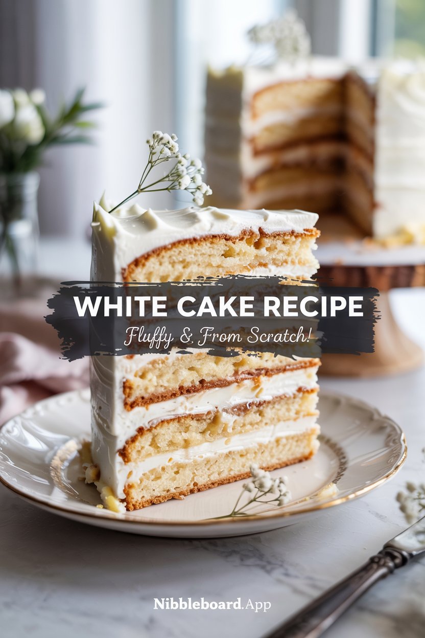 The Best White Cake Recipe